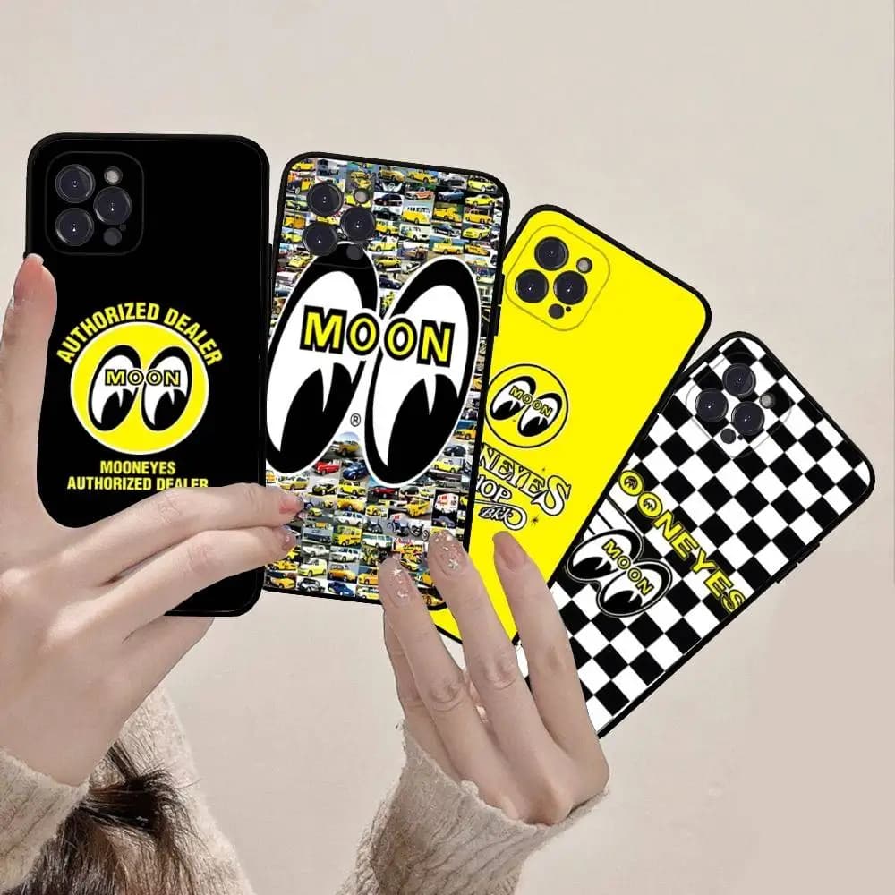 Mooneyes Print Phone Case For IPhone 17 16 15 Plus X 14 11 12 13 Mini Pro Max Mobile Cases