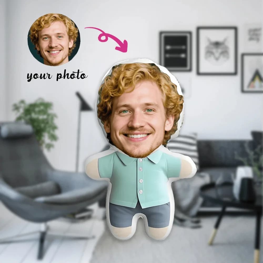 Nuovo Cuscino Personalizzato con Foto 2026 - Carica la Tua Immagine, Morbido Tessuto in Peluche per Divano, Letto, Auto