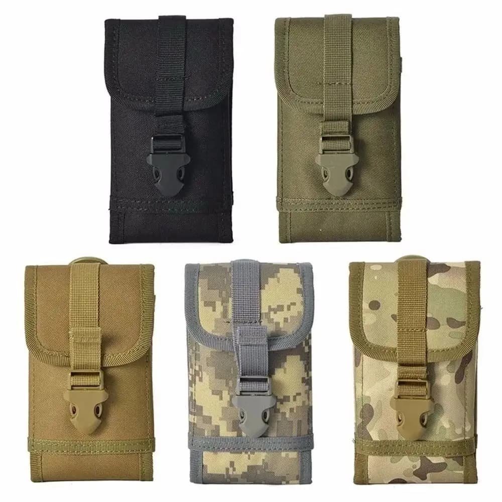 Per uomo borsa universale borsa da cintura borsa mimetica impermeabile tasca per cellulare borsa per cellulare marsupi per telefono custodia per telefono