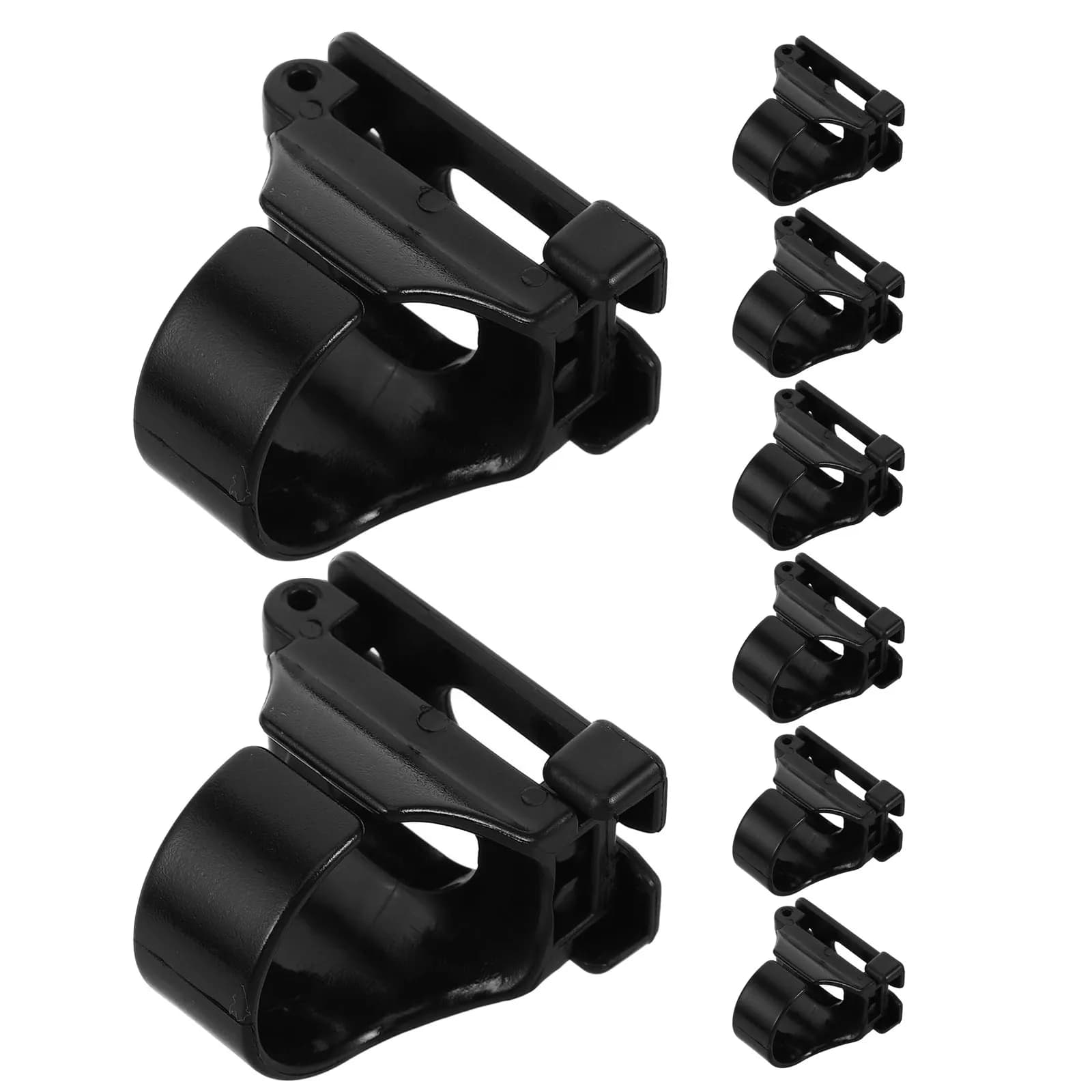 8 Pezzi Clip in Plastica per Snorkel, Supporto Universale per Maschera, Connettore a Sgancio Rapido per Tubo Subacqueo, Clip per Cinturino Maschera Subacquea