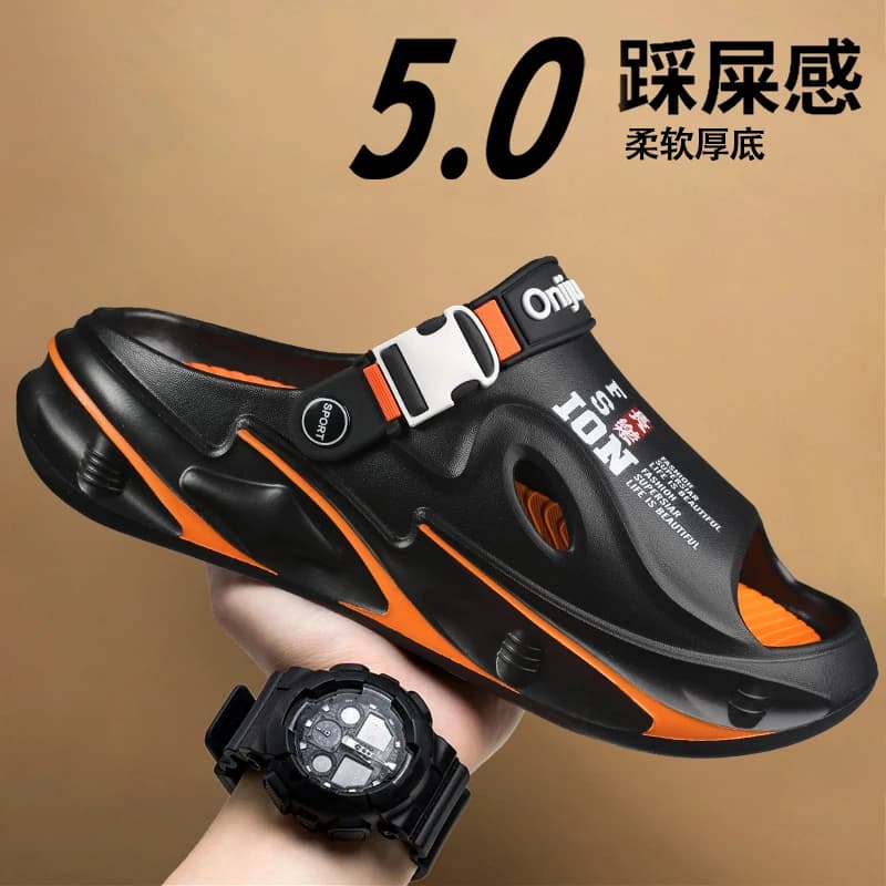 Ciabatte da Casa Donna Uomo, Sandali Estivi da Giardino, Zoccoli, Scarpe da Spiaggia, Ciabatte da Esterno Impermeabili Morbide Antiscivolo Casual