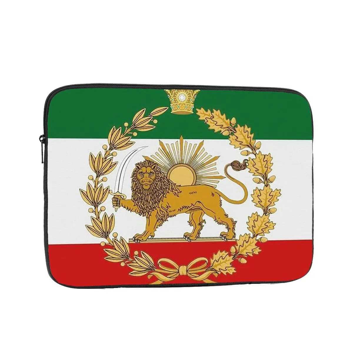 Flag Of Iran Iranian Notebook Laptop Bag Case Pouch 10 12 13 15 17 Inch For Macbook Air Pro Tablet Shockproof Case Bag