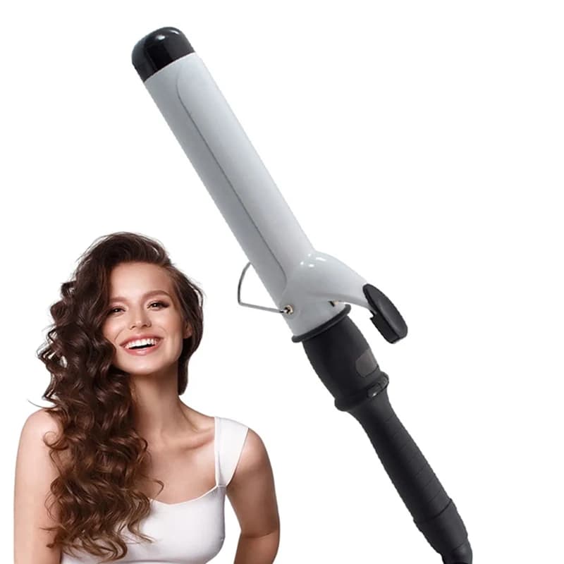 Professional Iron Curly Rollers Ceramic Bigodini Bacchetta LCD Display Curly Hair Waver