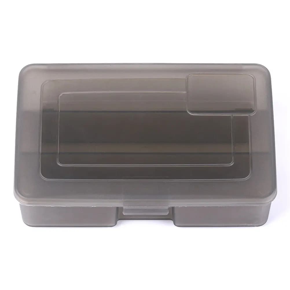 2 Pieces Transparent Plastic Bearing Box for Fishing Equipment, Organizer to 3 Parts for baits, Ami, Floating, Rings, Multifunctional