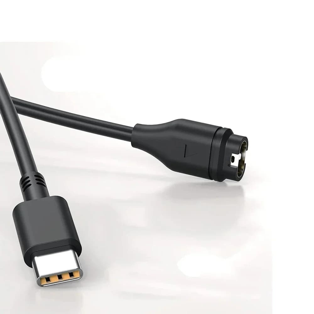 Caricatore per orologio USB da 100 cm per Garmin Instinct/Venu 2/Vivoactive 3/Fenix 7/Forerunner 55/Quatix 6/D2 Air/Vivomove 3 Cavo di ricarica