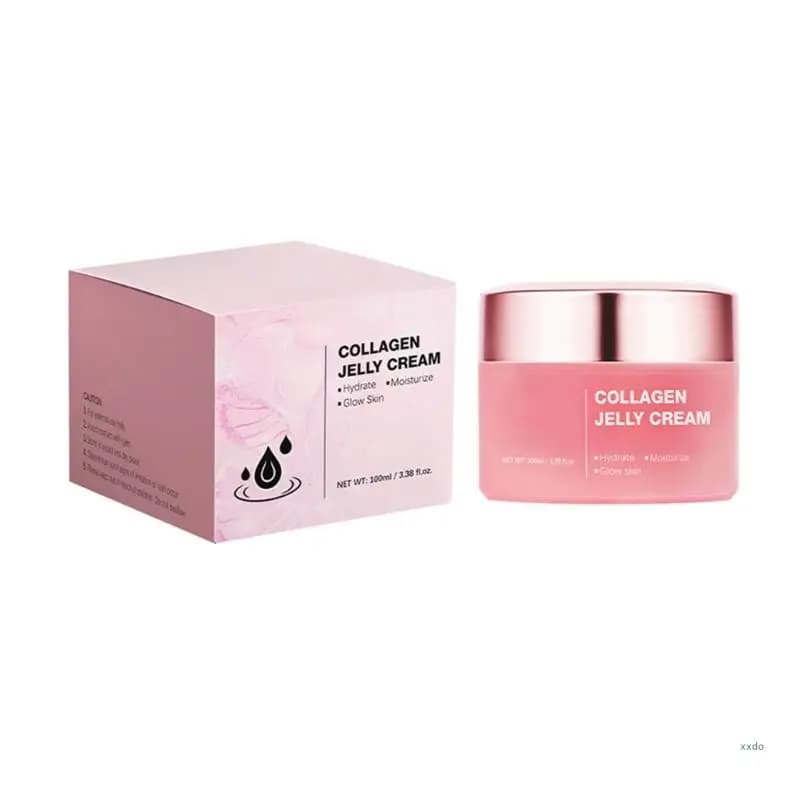 100 collagen jelly cream Moisturizing face moisturizing cream Natural face care cream Primer for makeup