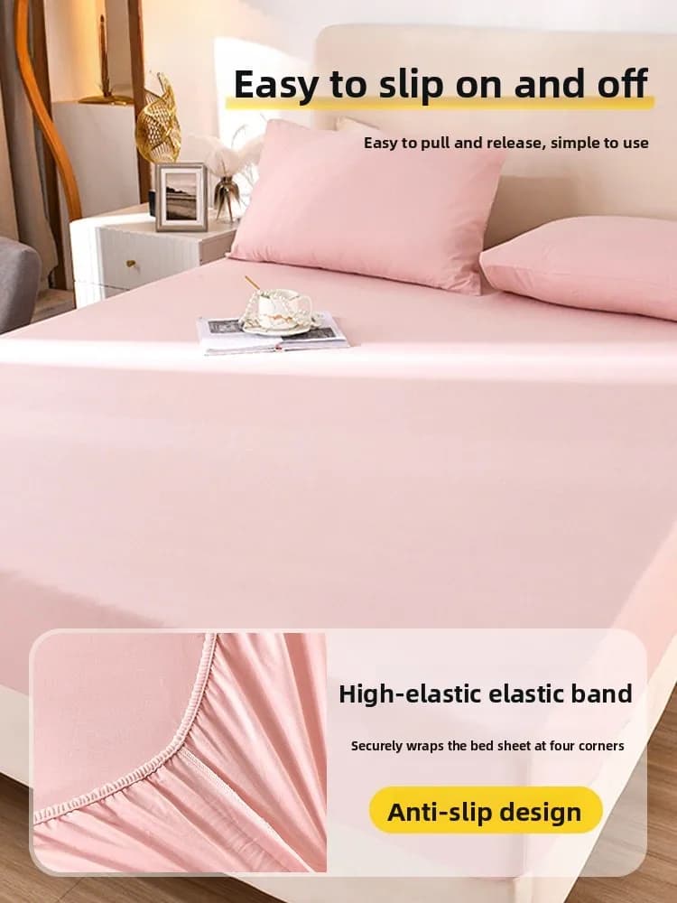 Grace Disposable Bed Linen Set in Four Pieces, Single Bed Cover/Double Travel, Copripiumin, Bed linen, Federa, Dirty Resistant for Hotel