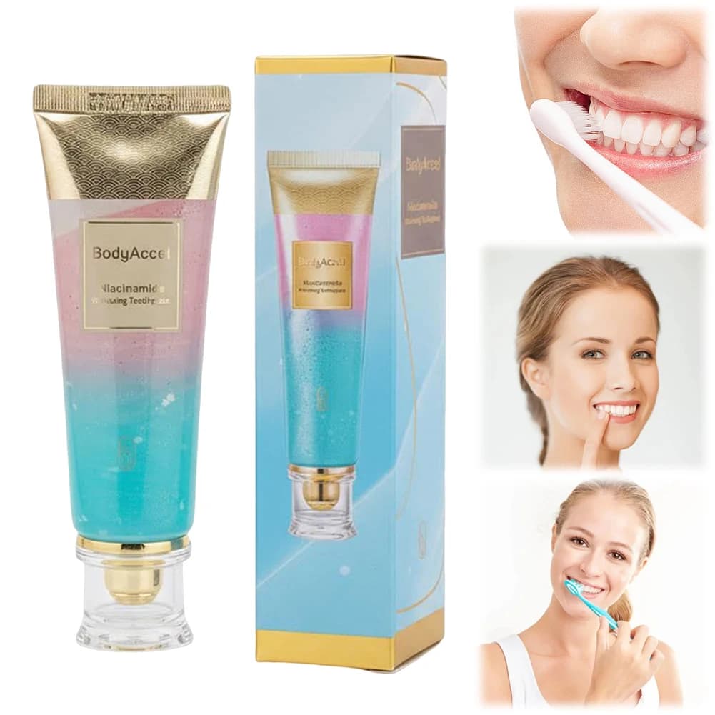 Niacinamide 100G whitening toothpaste with Delicate Natural Care, Fluorine-free, Protects sensitive tooth enamel