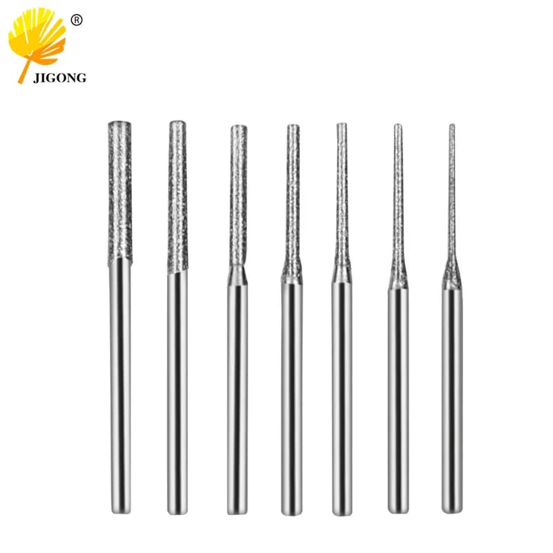 Engraving Punch Needle Jade Agate Drilling Rod Amber Expanding Hole Electric Grinding Tool Jade Grinding Head Extended Punch Nee