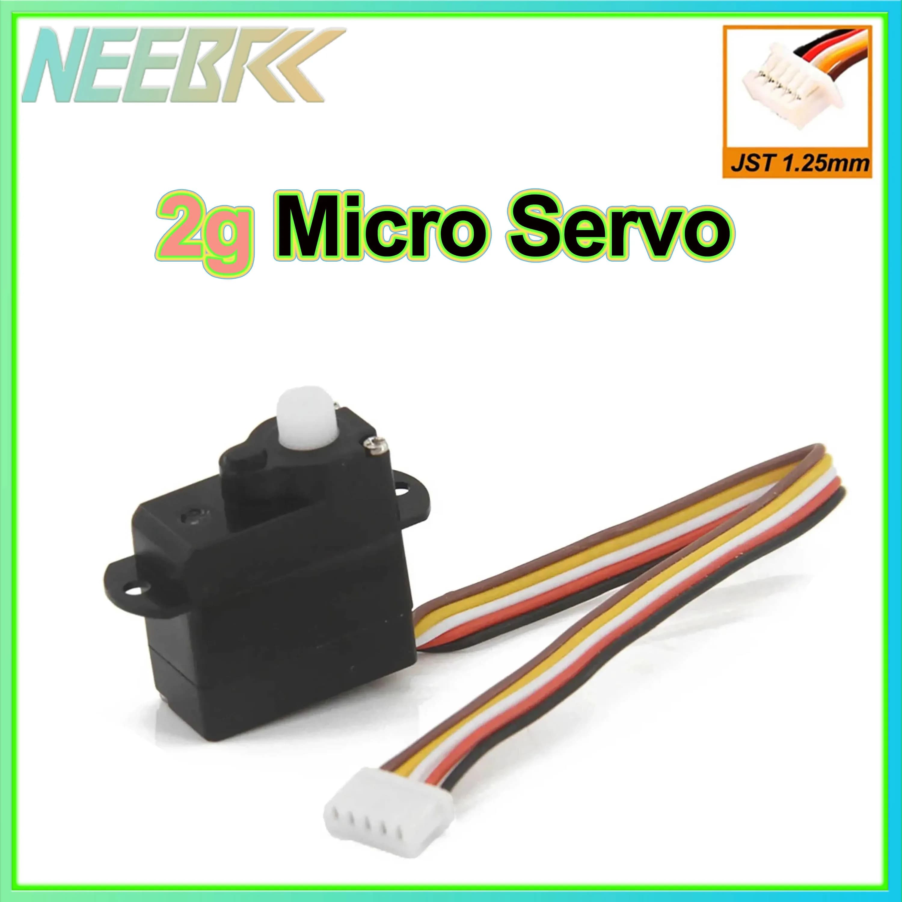 Micro Servo 2g a 5 Pin Universale per Wltoys A220 F949 A160 A800, per Droni RC, Mini Aerei, Droni FPV da Corsa, Elicotteri