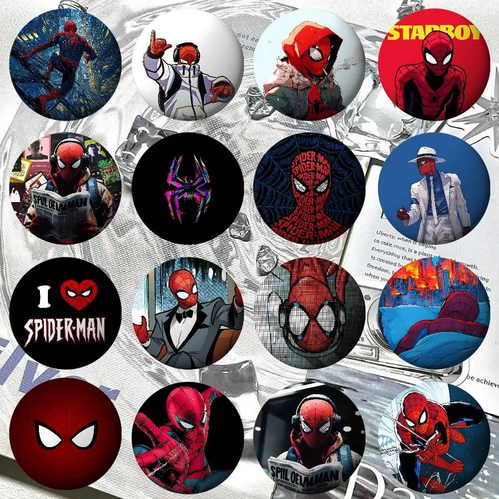 Fashion S-spider Man-S Badge Pins For Friend, Backpack, Clothing, Collectible Accessories, Jewelry Gift