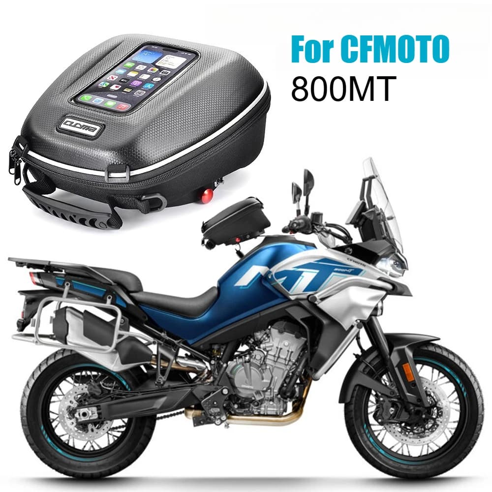 Per CFMOTO 800MT 800 MT Borsa da serbatoio per moto Bagagli Zaino impermeabile CF-MOTO 800MT MT800 Navigazione Flangia di bloccaggio rapido