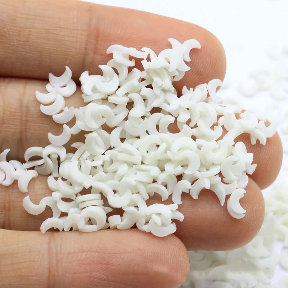 50g Luminoso Star Luna Fette Polymer Caldo Dell'argilla Spruzza per L'artigianato FAI DA TE Che Fanno Arti Del Chiodo Della Decorazione di DIY Scrapbook Telefono decor