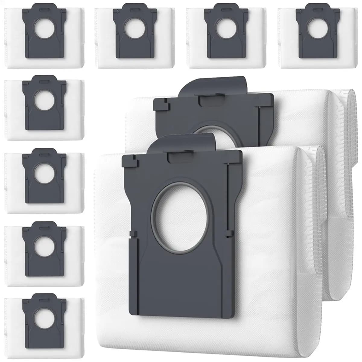 A01M 10 Pack Dust Bags for Dreame X30 Ultra / X40 Ultra / L10s Pro Ultra Robot Vacuum Cleaner Bags Accessories Parts