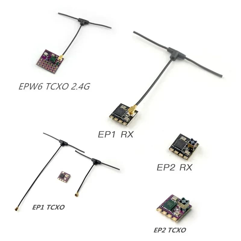 HappyModel EP1 / EP1 TCXO / EP2 / EP2 TCXO / EPW6 TCXO 2.4G ExpressLRS ELRS Nano RX a lungo raggio