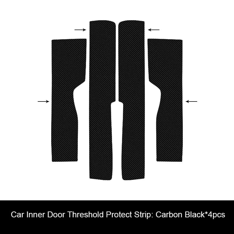 For TOYOTA Harrier Venza XU80 2021-2026 Cars B-Pilastro Anti-Calco Door Protecting Pads PU Leather Anti-Sporcope resistant