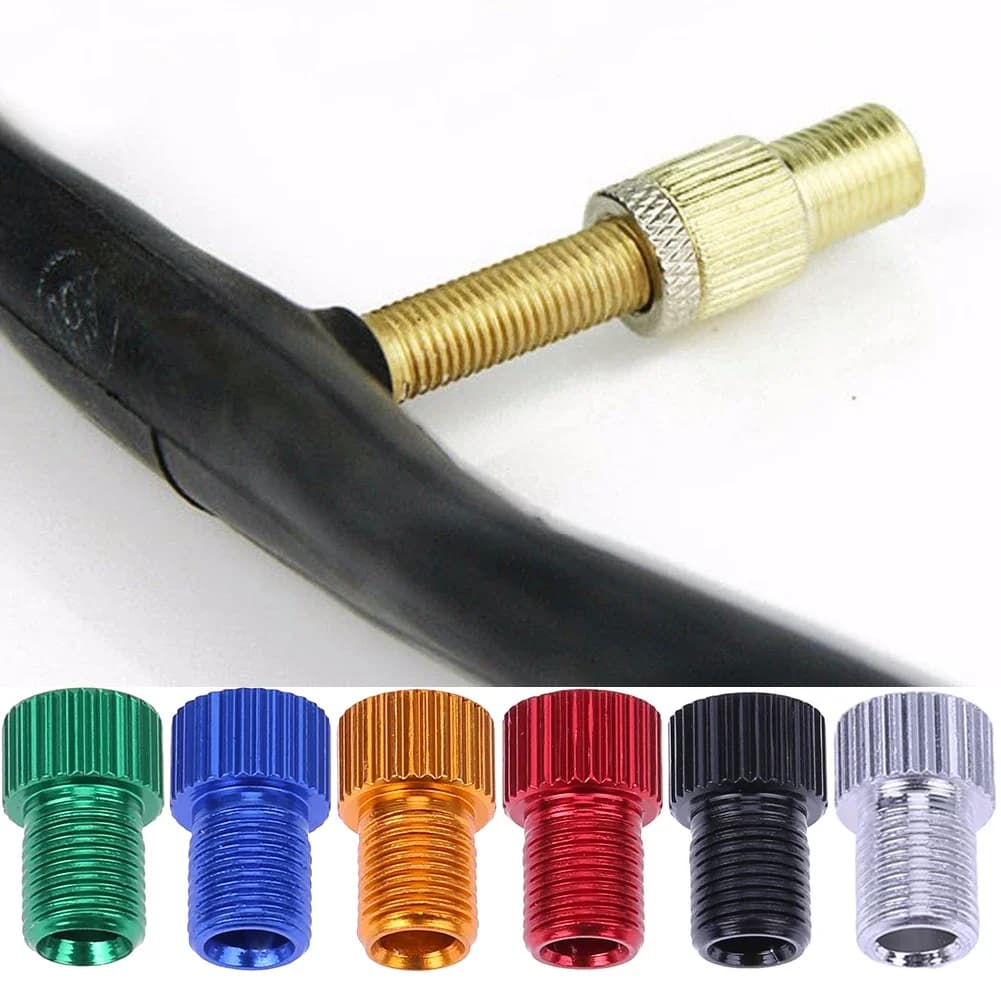 4/8 pz Presta a Schrader adattatore valvola bici pneumatico bicicletta adattatori valvola francese pompa ciclismo ugello aria tubo accessori strumento