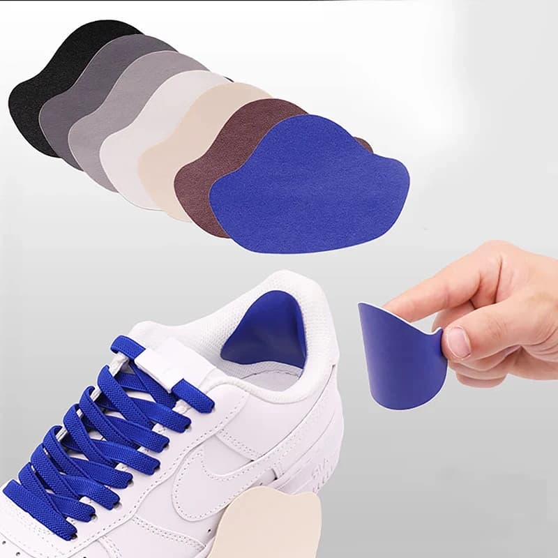 6/12pcs Self Adhesive Repair Patch For Shoes Heel Wear Hole Wear Sports Shoes Patch Back Pad Anti Wear Patch Washable