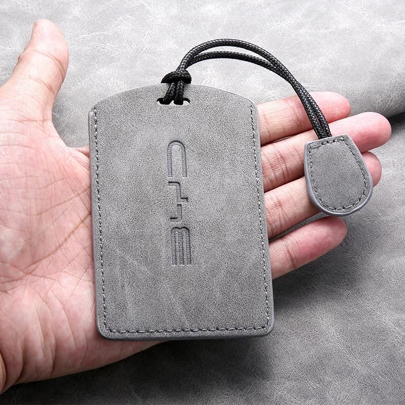 Pelle di pecora Auto NFC Card Samrt Chiave A Distanza Della Copertura Caso Borsette Protector Titolare Per BYD S7 S6 L3 M6 F3 F0 Portachiavi Accessori