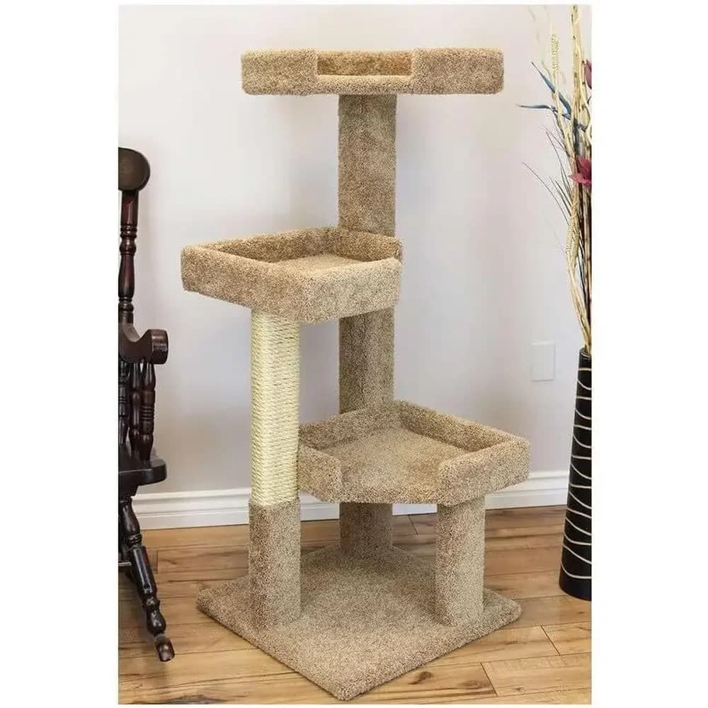 51 Large Solid Wood Cat Tree Condo