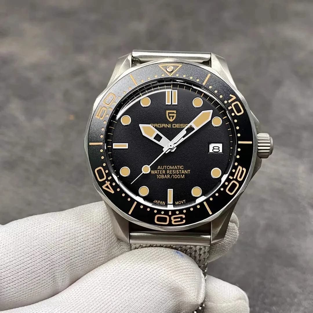 2026 Nuovo PAGANI DESIGN 007 Orologi meccanici da uomo Orologio automatico di lusso da uomo AR Specchio con zaffiro Orologio con lunetta in ceramica luminosa