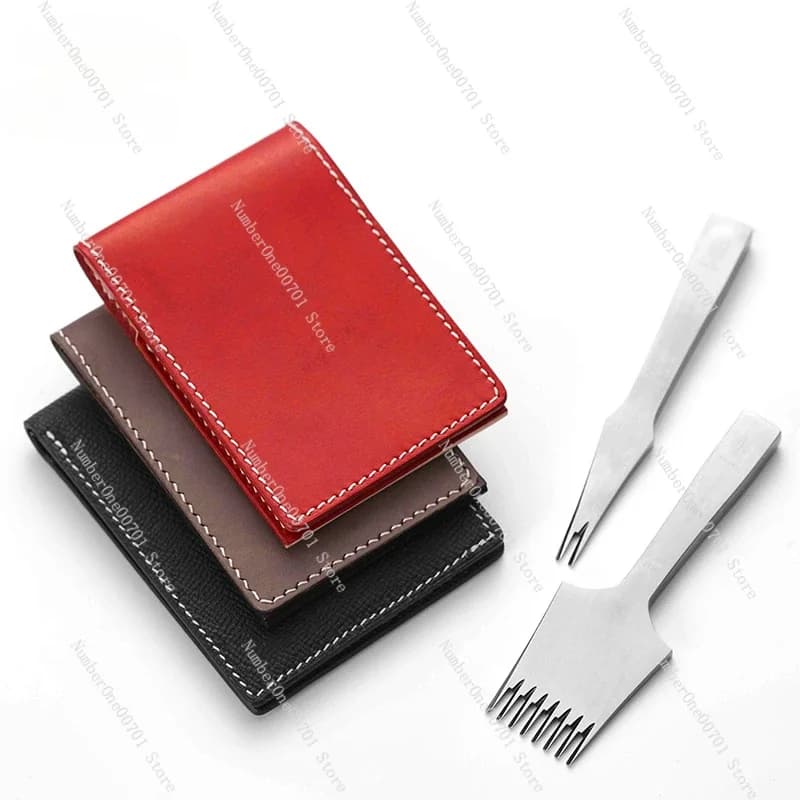 Chop 3.85 Tritatutto plate obliquo Liuling Chop DIY Leather Hand-made leather goods Bag in cow leather Punching tool with a tooth