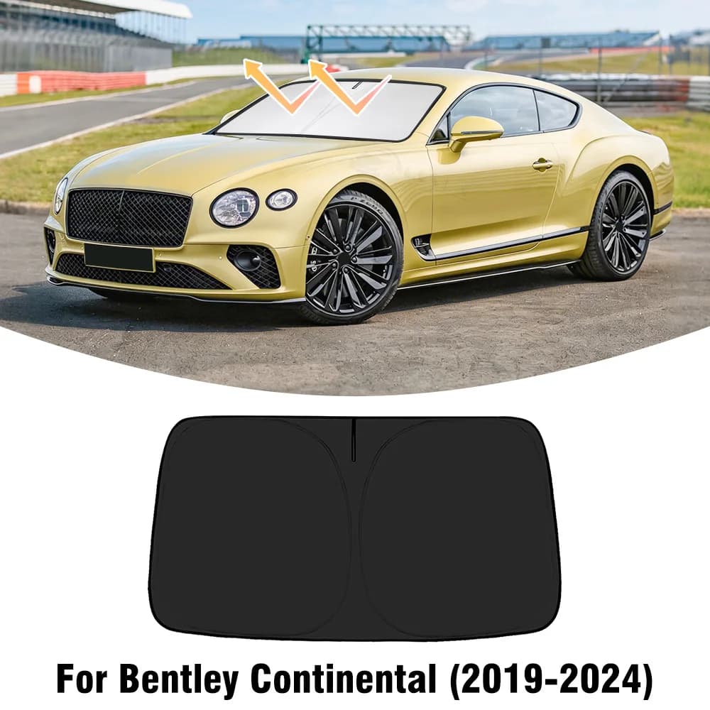 Parasole per Parabrezza Auto Bentley Continental 2019-2022 2023 2024, Copertura Anteriore, Protezione UV, Accessori
