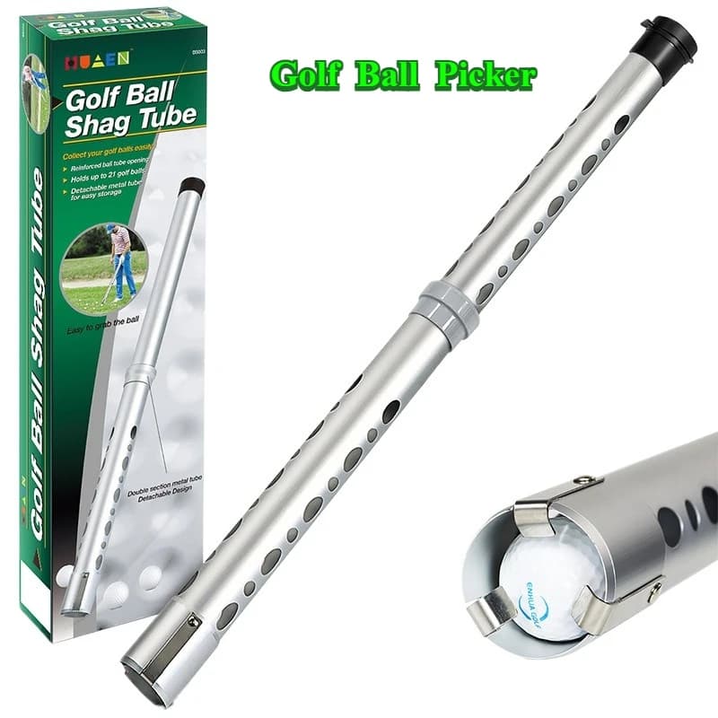 Detachable Metal Golf Ball Pickers,Easy Disassembly Assembly Sectional Golf Ball Retrieval,Collector Portable Golf Ball Picker