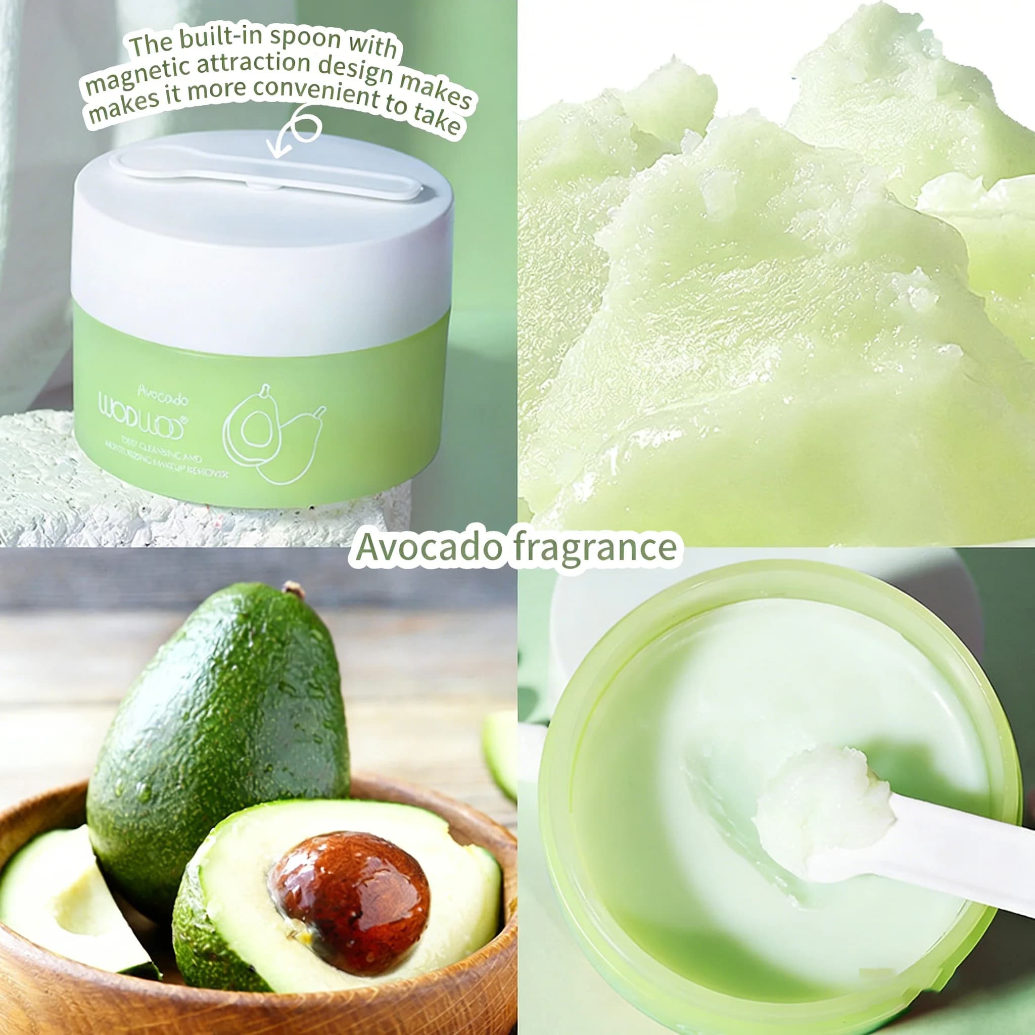 Crema Detergente Idratante per Rimozione Trucco, Scioglie Delicatamente Ombretto, Eyeliner e Make-up, Facile da Rimuovere Senza Irritazioni