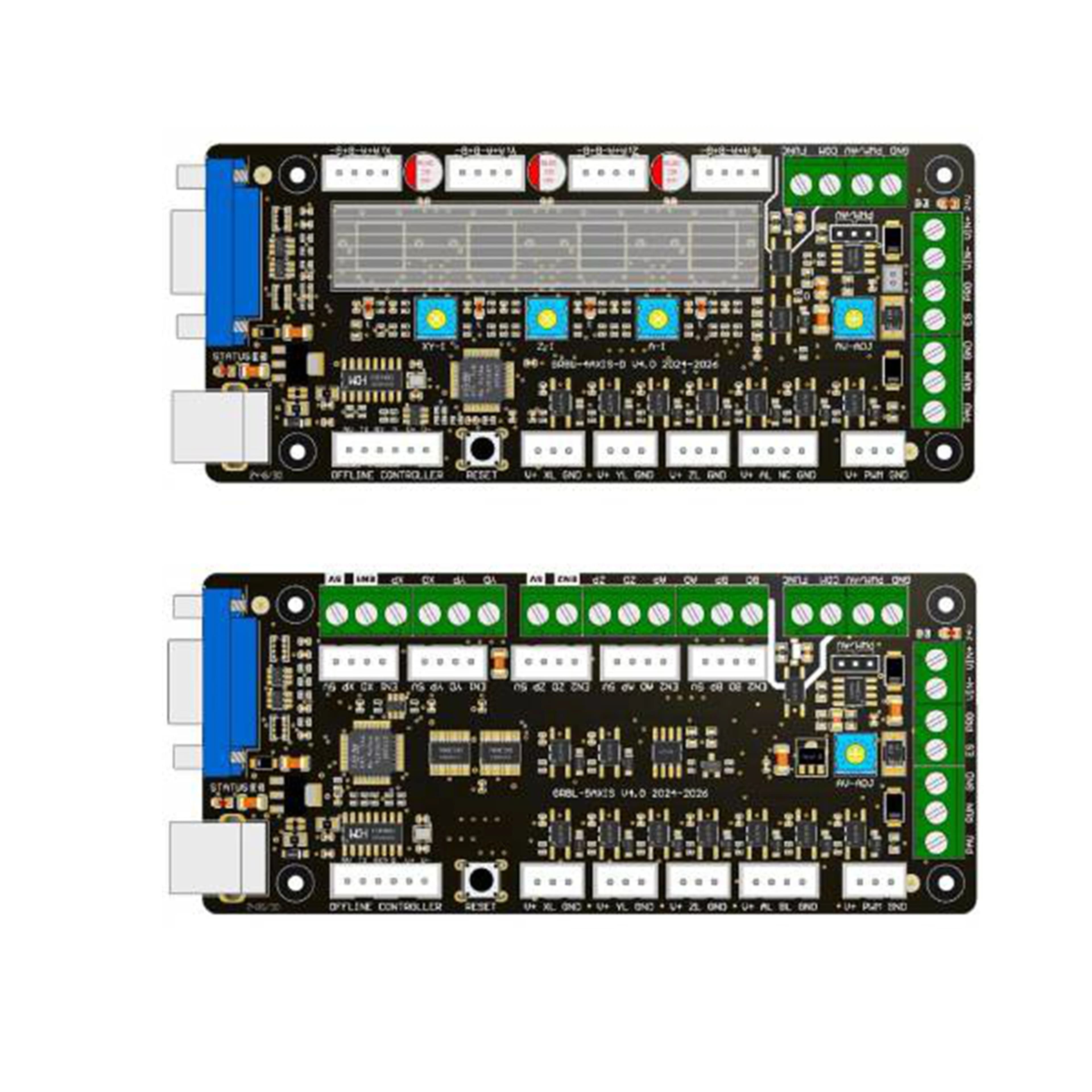 CNC GRBL control board for CNC engraver 3, 4 or 5 axes, laser, plotter, dispensing