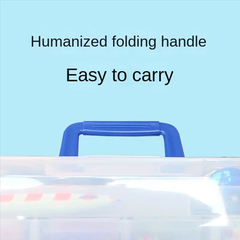 B48B-Downwear box for fishing Tool box with hook with handle Waterproof equipment box