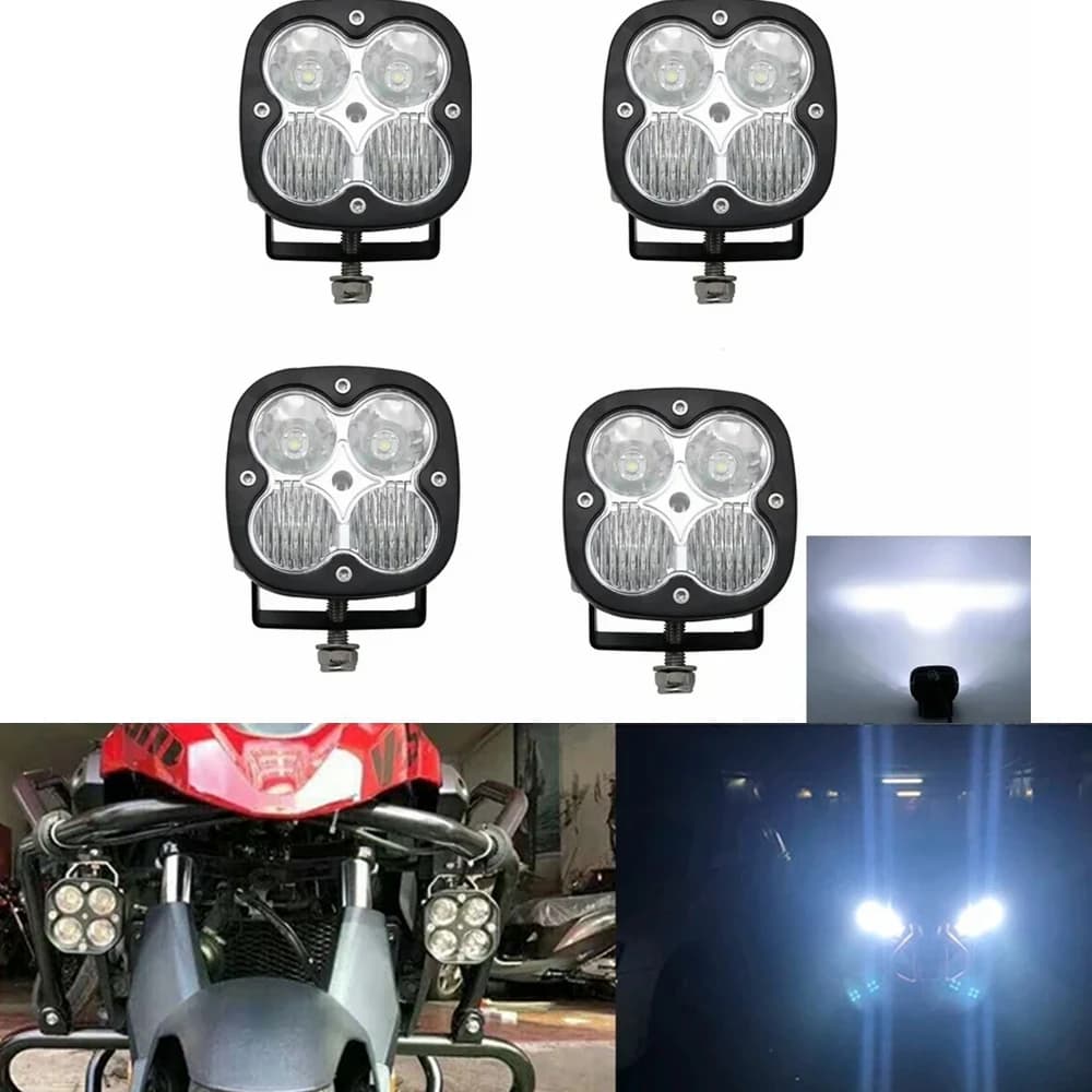 Faro da lavoro combinato a LED super luminoso da 3,2 pollici per camion fuoristrada moto BUS ATV UTV 12V24V