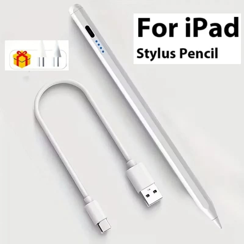 Penna per iPad con Batteria a Lunga Durata, Rilevamento del Palmo, Attacco Magnetico, Ricaricabile, Punta Fine, Stilo per iPad 2018-2025