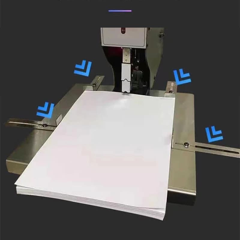 Cucitrice elettrica automatica Raccoglitore a induzione intelligente per ufficio con cucitrice addensata per carichi pesanti da 200 pagine