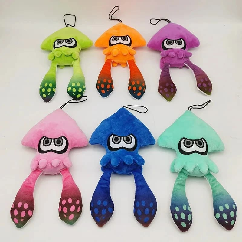 Nuovo 25 centimetri Originale Splatoon Inkling Calamari Peluche Bambola Giocattolo di Peluche Bambola Ciondolo Interruttore Gioco Carino Regalo Di Natale per i bambini