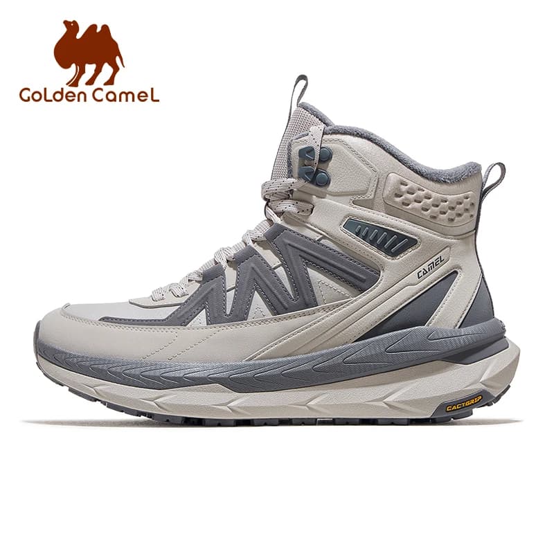 Scarpe Sportive Golden Camel Yuanshan 2.0 da Uomo, Stivali Casual Alti con Suola Spessa Antiscivolo e Fodera in Pile Caldo, Scarpe da Trekking per Donna