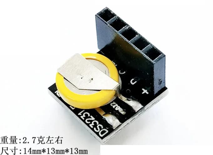 Modulo orologio in tempo reale DS3231 3,3 V/5 V con batteria per Raspberry Pi