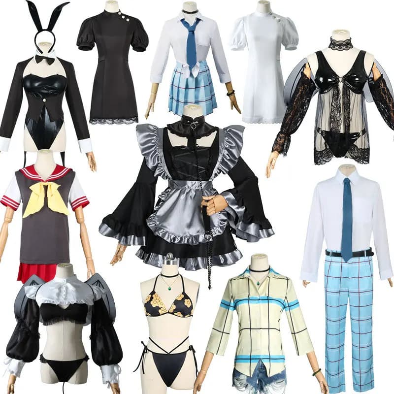 My Dress-Up Darling Marin Kitagawa Cosplay Costume—Bunny Girl JK Uniform Shizuku Anime Outfit Set—Halloween Cosplay
