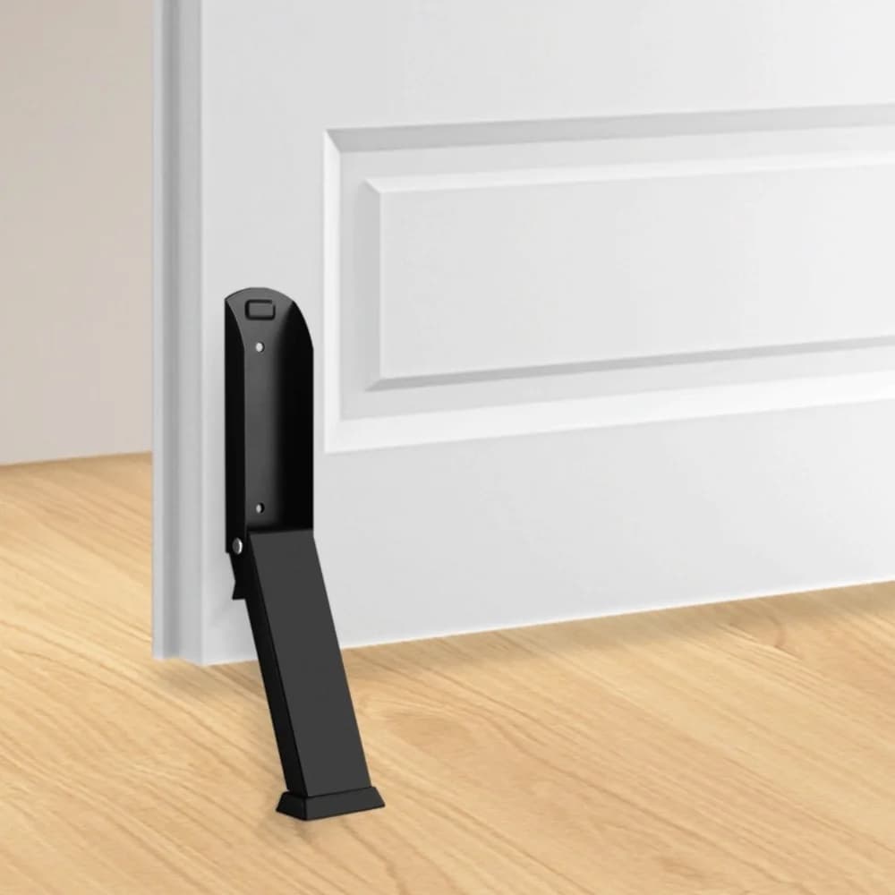 Stainless Steel Safety Door Blocker Heavy Duty Windproof Door Stopper Anti-Collision Anti Slip Base Door Gap Stopper Home Use