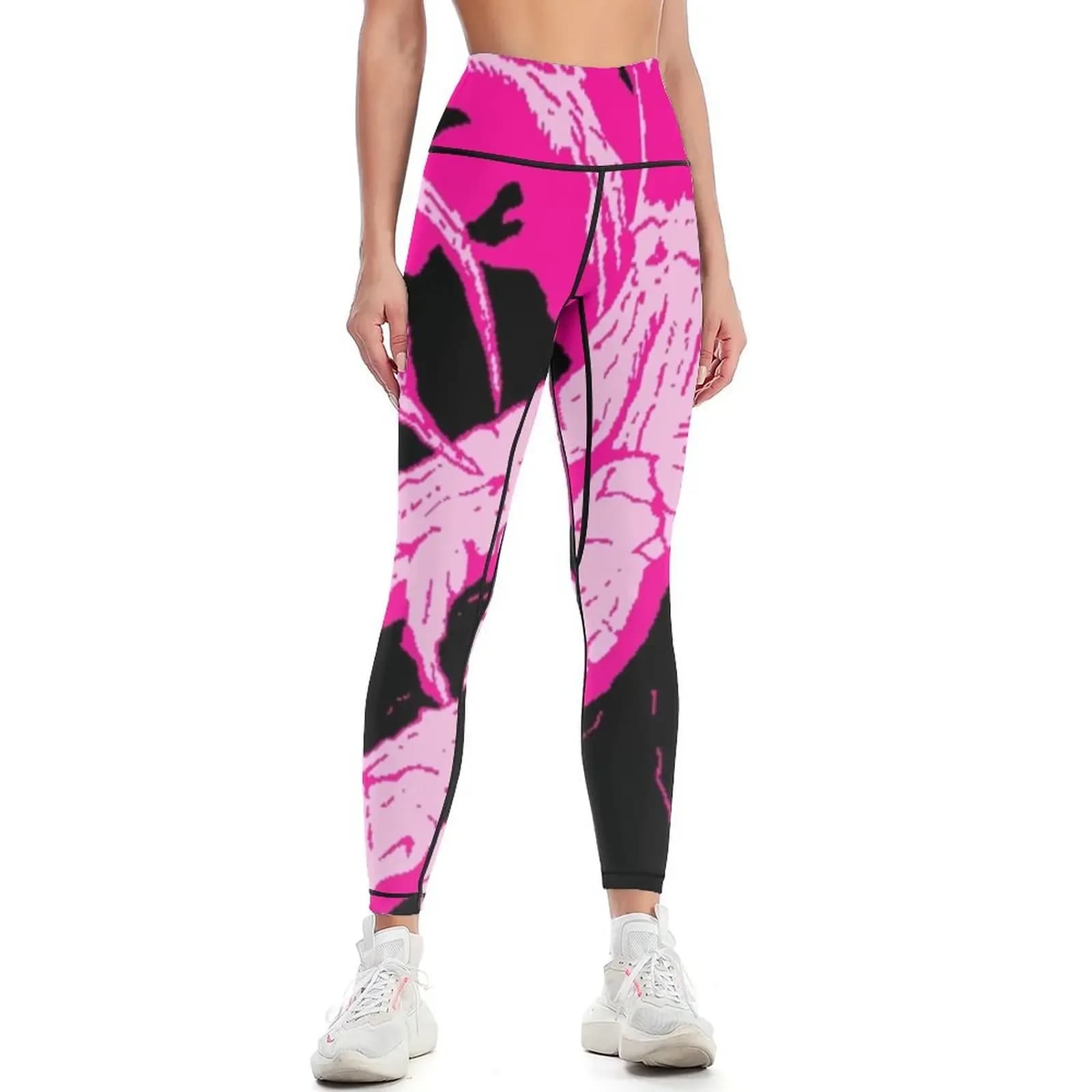 The Beast (varianta rosa esclusiva) Leggings da palestra per donna, pantaloni sportivi da donna per lo sport e la palestra