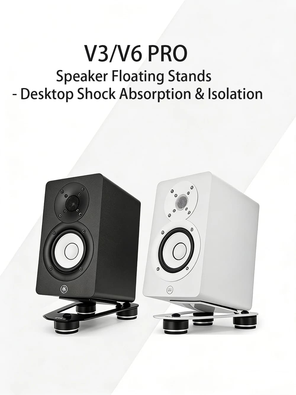 Insulating media for Speakers, Supports for Studio Monitor with Urti Absorption, Desk Speaker Floating Base