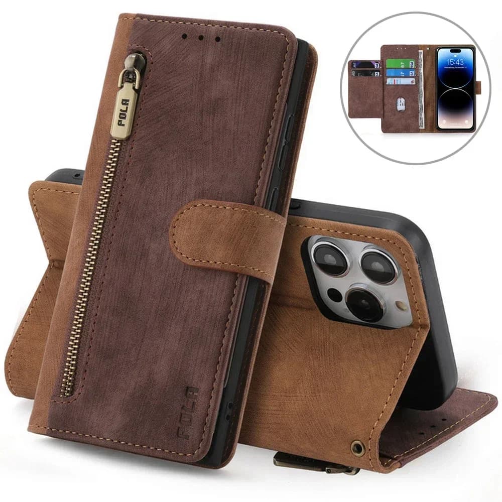 Honor X7B X9B X9A X8A X7A 5G Custodia Flip per Huawei Honor X6A Plus RFID Blocco Portafoglio in pelle con cerniera Cover Honor X6S X7 X 8 X9 Etui