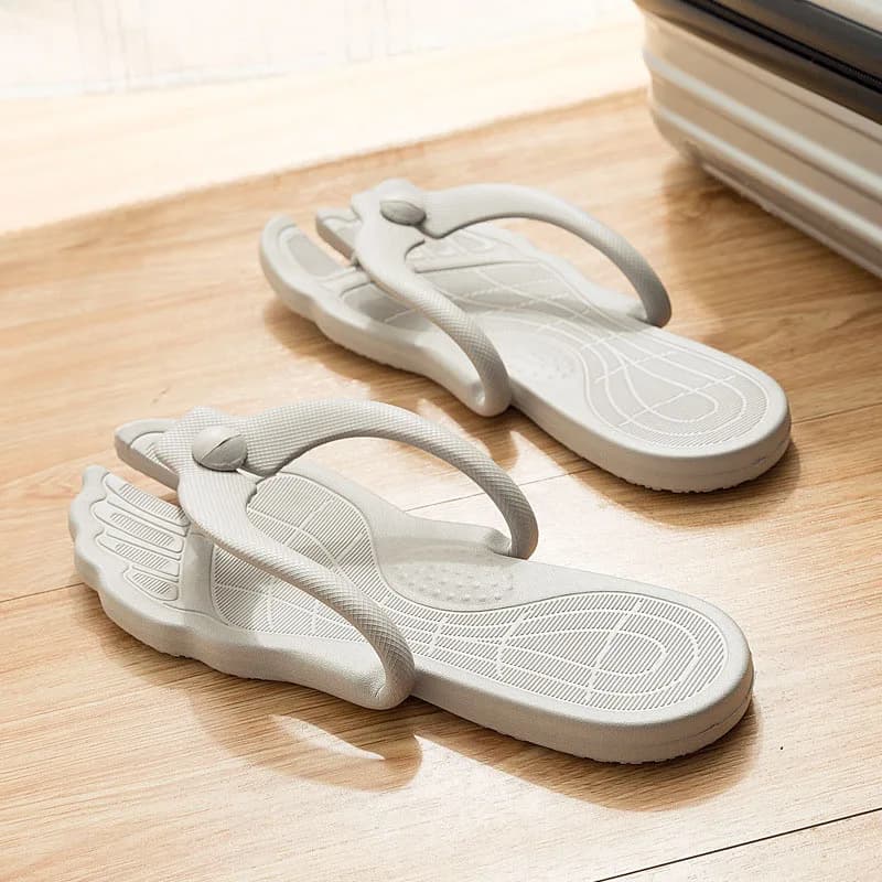 Pantofole pieghevoli da donna Uomo Viaggio d'affari Viaggio Scivoli portatili Infradito Sandali leggeri per interni da casa Scarpe da spiaggia per esterni