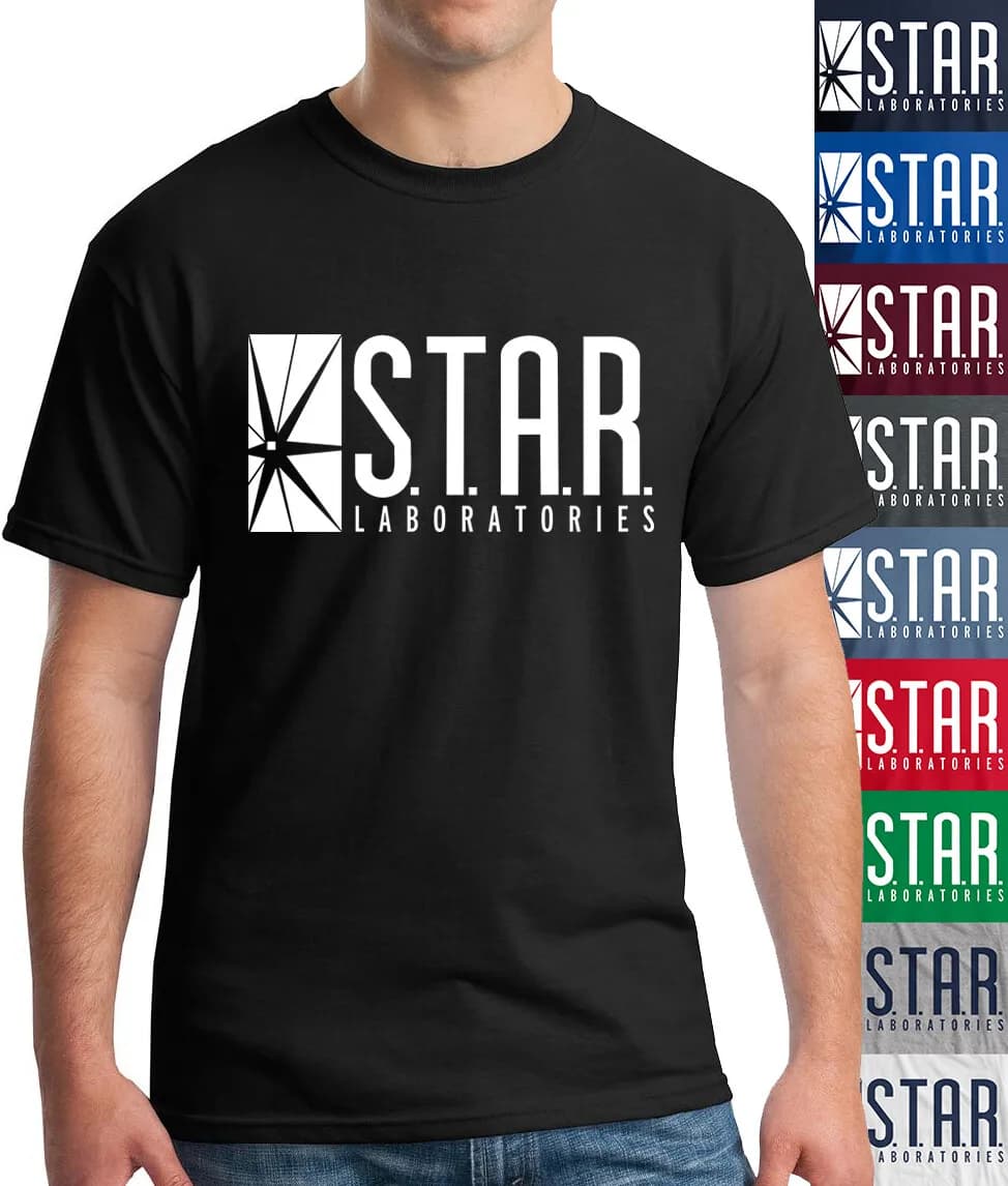 Star Labs T-shirt Laboratories Fumetti Eroe classico Cartoon Gotham TV Cult