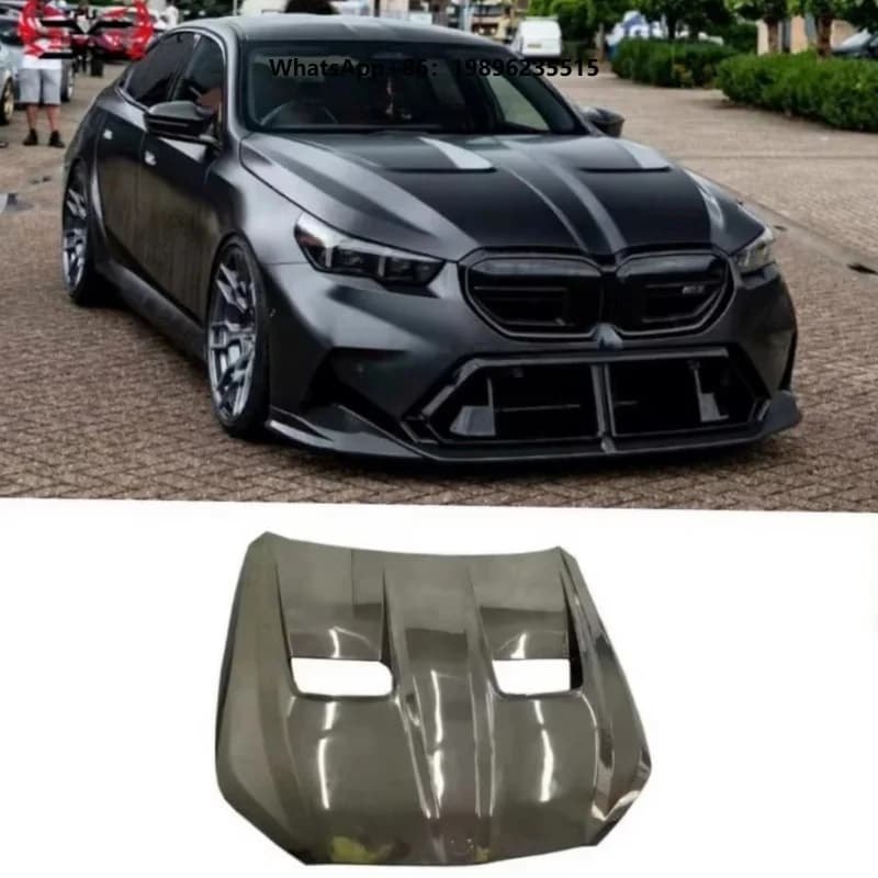 Dry Carbon Fiber Body Kit 5 Series G90 G99 M5 - Front Bumper Lip Spoiler Rear Diffuser Side Skirts an Style