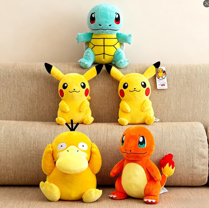 20-22 CM Pokemon Pikachu Peluche Bambola Giocattolo Anime Kawaii Squirtle Charmander Bulbasaur Peluche Del Fumetto Per Bambini Regalo Di Compleanno