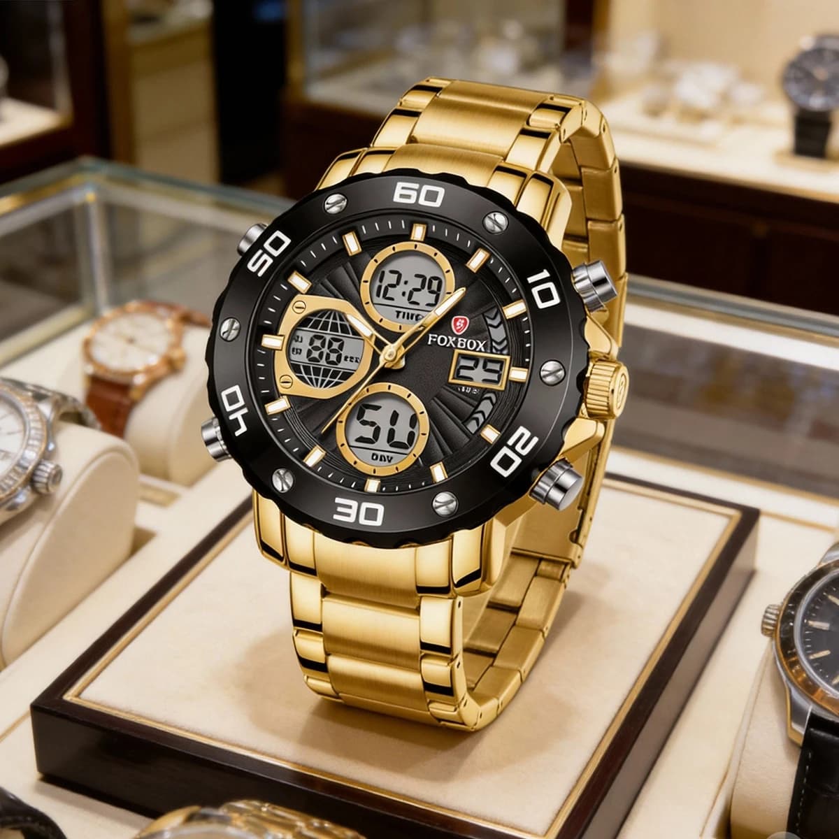 Men's LIGE Watches, Luxury Brand Quartz Sports Wrist Watch, Waterproof Military Digital Watch, Steel Men's Watch, Masculine Relogio