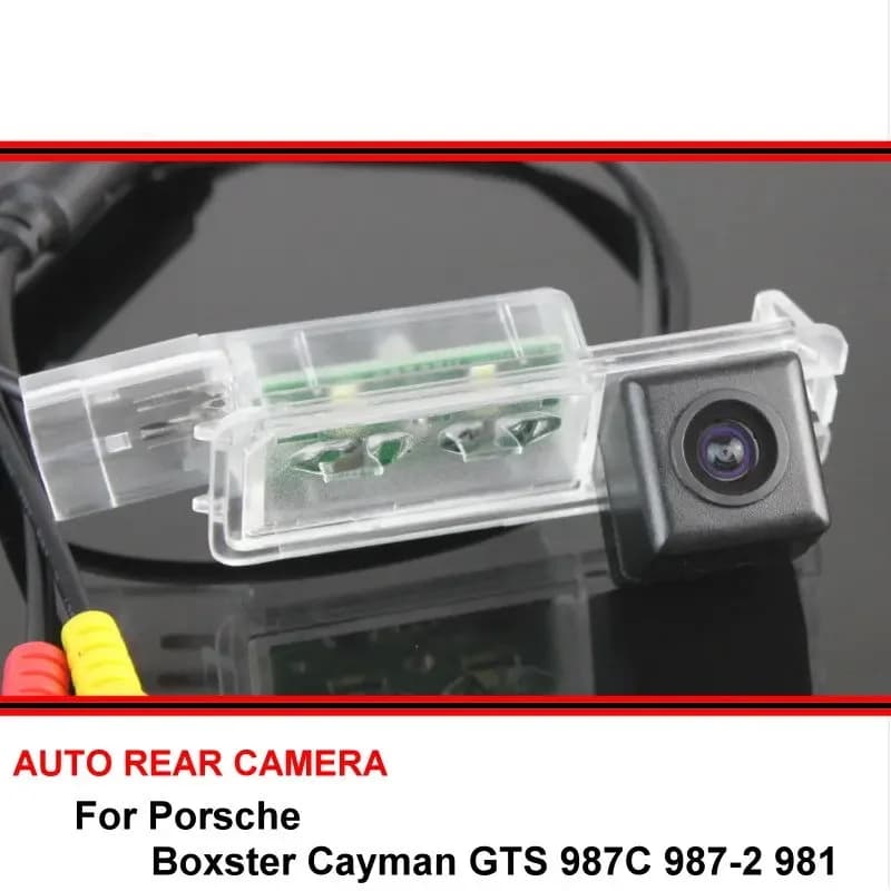 Per Porsche Boxster Cayman GTS 987C 987-2 981 HD CCD Auto Retromarcia Backup Retrovisore Parcheggio Telecamera posteriore Visione notturna