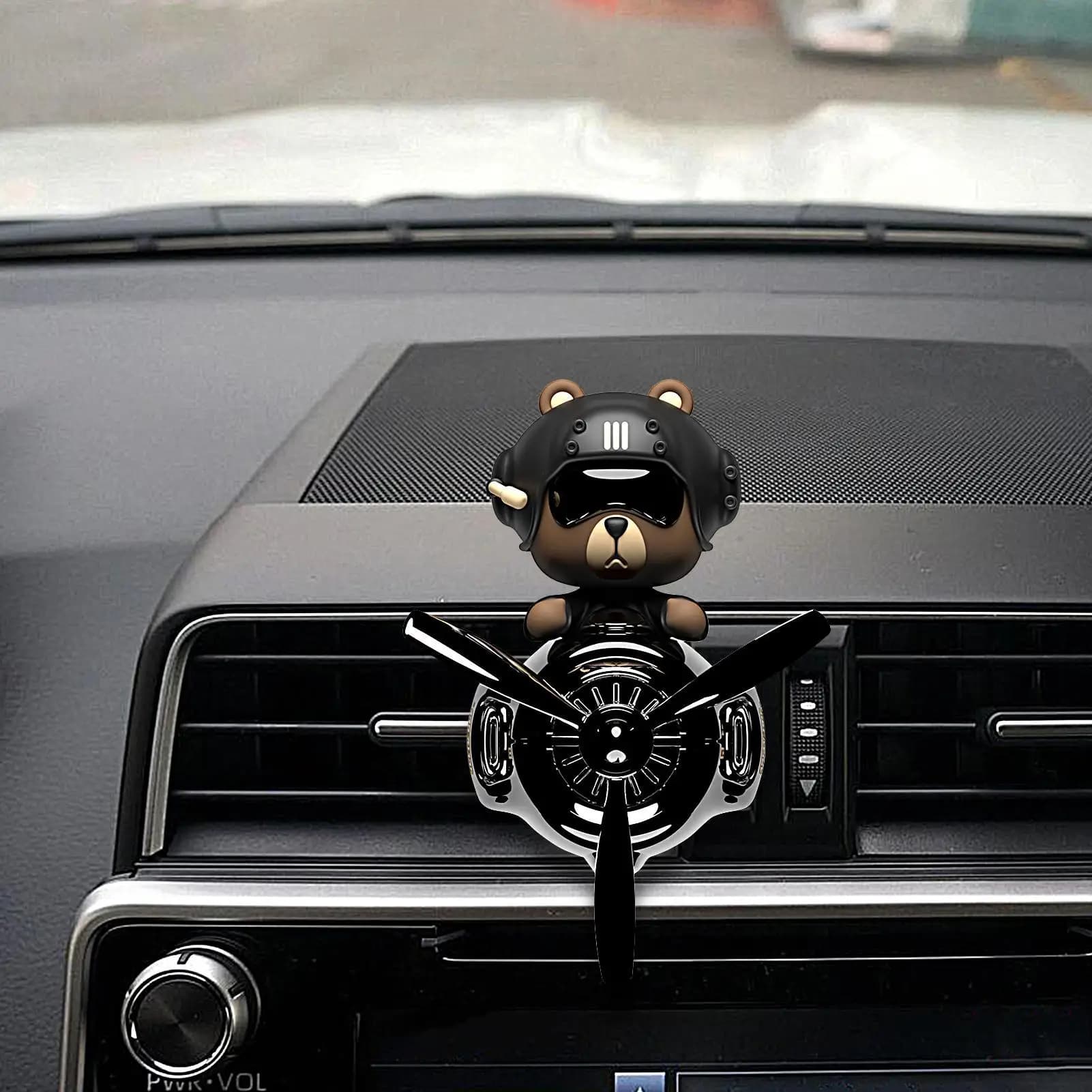 Deodorante per Auto Rotante a Forma di Aeroplano, Diffusore di Aromi Girevole, Elegante Decorazione per Auto, Profumo Carino per Rilassarsi