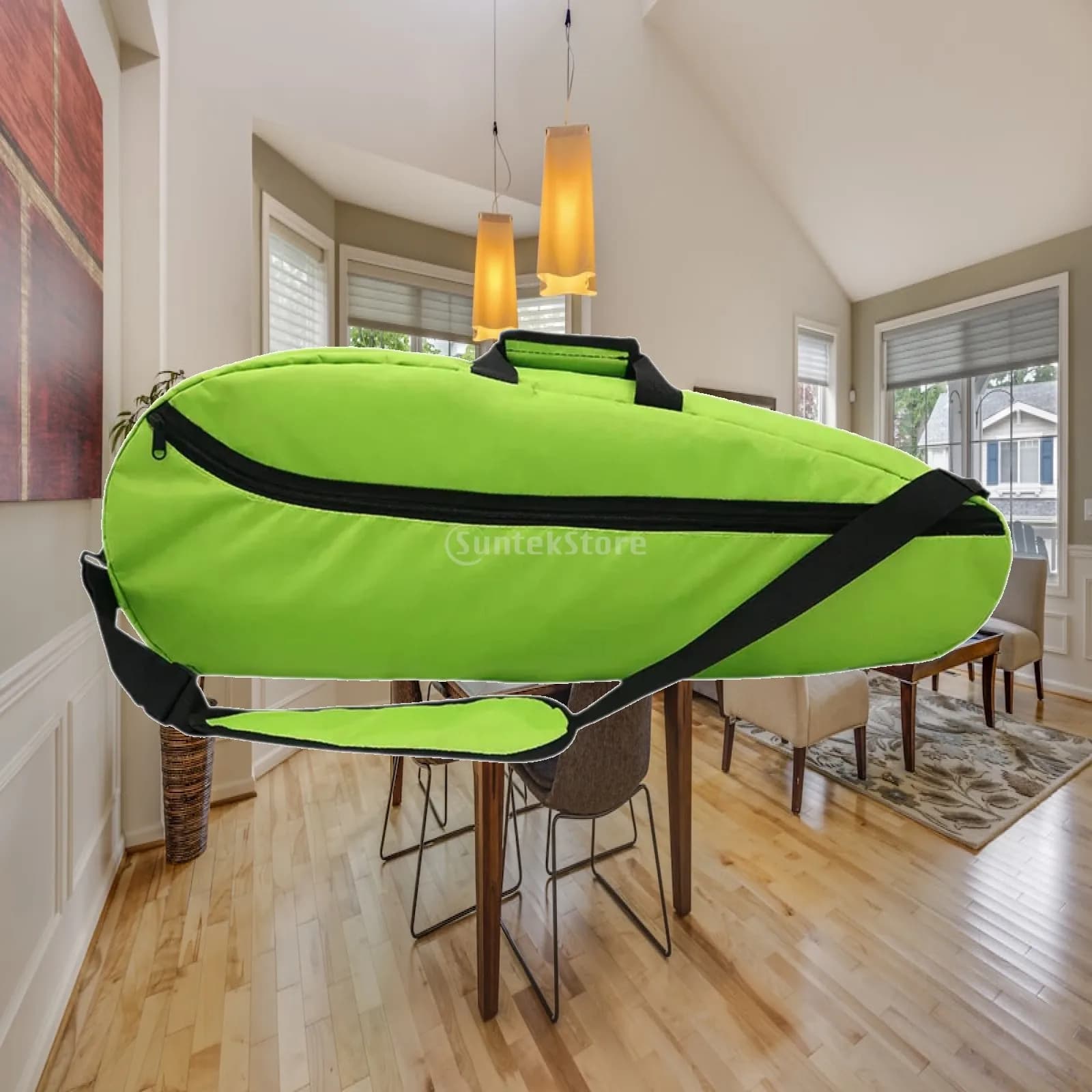 Adult Sports Racket Bag Oxford Cloth Protective Badminton Handbag for Pickleball and Tennis Training Equipment
